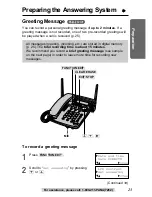 Preview for 23 page of Panasonic KX-TG2584 Operating Instructions Manual