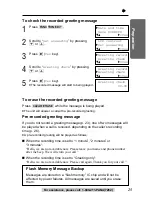 Preview for 25 page of Panasonic KX-TG2584 Operating Instructions Manual