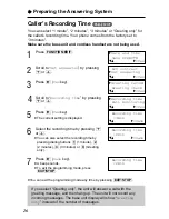 Preview for 26 page of Panasonic KX-TG2584 Operating Instructions Manual