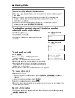 Preview for 32 page of Panasonic KX-TG2584 Operating Instructions Manual