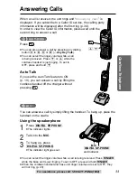 Preview for 33 page of Panasonic KX-TG2584 Operating Instructions Manual