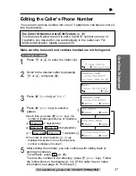 Preview for 37 page of Panasonic KX-TG2584 Operating Instructions Manual