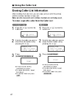 Preview for 42 page of Panasonic KX-TG2584 Operating Instructions Manual