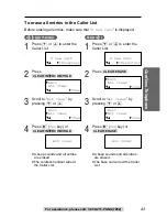 Preview for 43 page of Panasonic KX-TG2584 Operating Instructions Manual