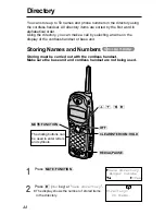 Preview for 44 page of Panasonic KX-TG2584 Operating Instructions Manual