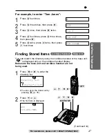 Preview for 47 page of Panasonic KX-TG2584 Operating Instructions Manual