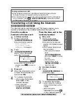 Preview for 55 page of Panasonic KX-TG2584 Operating Instructions Manual