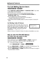 Preview for 58 page of Panasonic KX-TG2584 Operating Instructions Manual