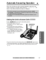 Preview for 61 page of Panasonic KX-TG2584 Operating Instructions Manual