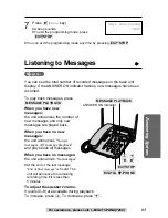 Preview for 63 page of Panasonic KX-TG2584 Operating Instructions Manual