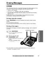 Preview for 65 page of Panasonic KX-TG2584 Operating Instructions Manual