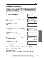 Preview for 67 page of Panasonic KX-TG2584 Operating Instructions Manual