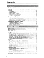 Preview for 4 page of Panasonic KX-TG2584S Operating Instructions Manual