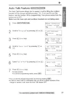 Preview for 19 page of Panasonic KX-TG2584S Operating Instructions Manual