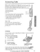 Preview for 33 page of Panasonic KX-TG2584S Operating Instructions Manual