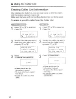 Preview for 42 page of Panasonic KX-TG2584S Operating Instructions Manual