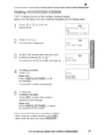 Preview for 49 page of Panasonic KX-TG2584S Operating Instructions Manual