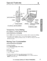 Preview for 57 page of Panasonic KX-TG2584S Operating Instructions Manual