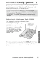 Preview for 61 page of Panasonic KX-TG2584S Operating Instructions Manual