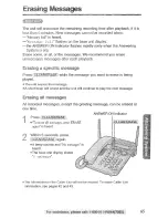 Preview for 65 page of Panasonic KX-TG2584S Operating Instructions Manual