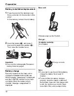 Preview for 12 page of Panasonic KX-TG2621NZ Operating Instructions Manual