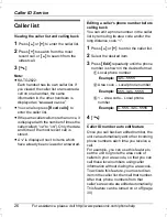 Preview for 26 page of Panasonic KX-TG2622 Operating Instructions Manual