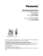 Panasonic KX-TG2631 Operating Instructions Manual preview