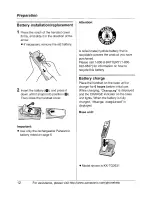 Предварительный просмотр 12 страницы Panasonic KX-TG2631 Operating Instructions Manual