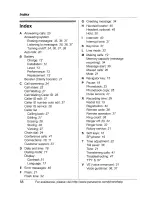 Предварительный просмотр 58 страницы Panasonic KX-TG2631 Operating Instructions Manual