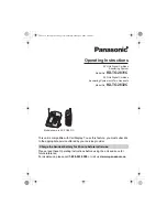 Panasonic KX-TG2631C Operating Instructions Manual предпросмотр