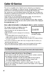 Preview for 24 page of Panasonic KX-TG2650ALN Operating Instructions Manual