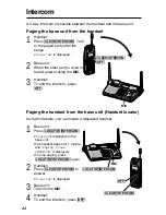 Preview for 44 page of Panasonic KX-TG2650N Operating Instructions Manual