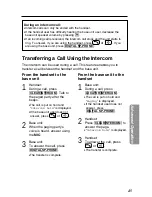 Preview for 45 page of Panasonic KX-TG2650N Operating Instructions Manual