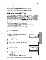 Preview for 47 page of Panasonic KX-TG2650N Operating Instructions Manual