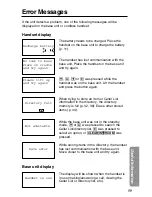 Preview for 59 page of Panasonic KX-TG2650N Operating Instructions Manual