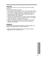 Preview for 65 page of Panasonic KX-TG2650N Operating Instructions Manual