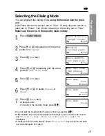 Предварительный просмотр 13 страницы Panasonic KX-TG2670N - 2.4 GHz DSS Cordless Speakerphone Operating Instructions Manual