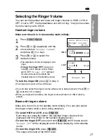 Предварительный просмотр 17 страницы Panasonic KX-TG2670N - 2.4 GHz DSS Cordless Speakerphone Operating Instructions Manual