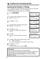 Предварительный просмотр 24 страницы Panasonic KX-TG2670N - 2.4 GHz DSS Cordless Speakerphone Operating Instructions Manual