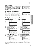 Предварительный просмотр 35 страницы Panasonic KX-TG2670N - 2.4 GHz DSS Cordless Speakerphone Operating Instructions Manual