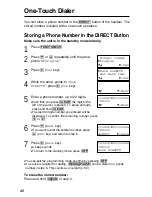 Предварительный просмотр 40 страницы Panasonic KX-TG2670N - 2.4 GHz DSS Cordless Speakerphone Operating Instructions Manual