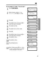 Предварительный просмотр 45 страницы Panasonic KX-TG2670N - 2.4 GHz DSS Cordless Speakerphone Operating Instructions Manual