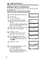 Предварительный просмотр 48 страницы Panasonic KX-TG2670N - 2.4 GHz DSS Cordless Speakerphone Operating Instructions Manual