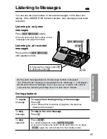 Предварительный просмотр 55 страницы Panasonic KX-TG2670N - 2.4 GHz DSS Cordless Speakerphone Operating Instructions Manual