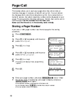 Предварительный просмотр 58 страницы Panasonic KX-TG2670N - 2.4 GHz DSS Cordless Speakerphone Operating Instructions Manual