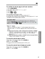 Предварительный просмотр 61 страницы Panasonic KX-TG2670N - 2.4 GHz DSS Cordless Speakerphone Operating Instructions Manual