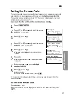 Предварительный просмотр 65 страницы Panasonic KX-TG2670N - 2.4 GHz DSS Cordless Speakerphone Operating Instructions Manual