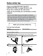 Предварительный просмотр 2 страницы Panasonic KX-TG2680N Operating Instructions Manual