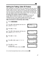 Предварительный просмотр 17 страницы Panasonic KX-TG2680N Operating Instructions Manual