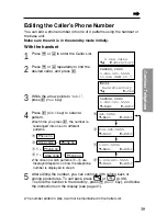 Предварительный просмотр 39 страницы Panasonic KX-TG2680N Operating Instructions Manual